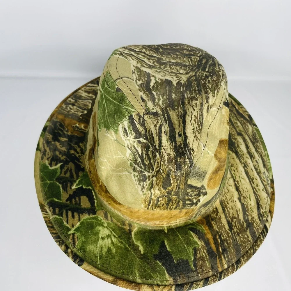 Adult Real‎ Tree Camouflage Boonie Bucket Hunting Hat S/M